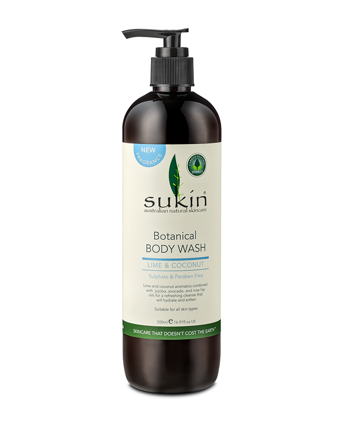 Sukin Botanical Body Wash Lime & Coconut 500ml